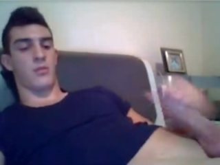 Handsome stripling Jerking off - GayDudeCams.com