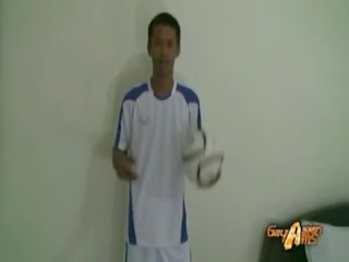 Voetbal jongeling